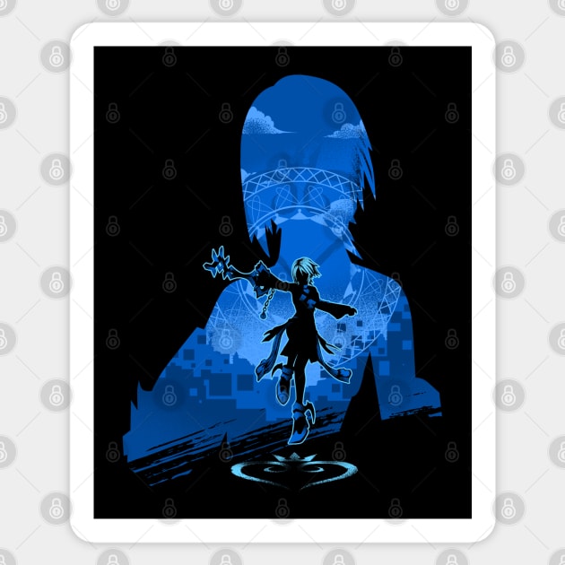 Aqua Kingdom hearts Sticker by plonkbeast